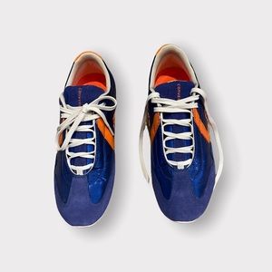 Converse Blue and Orange Low-Top Sneakers